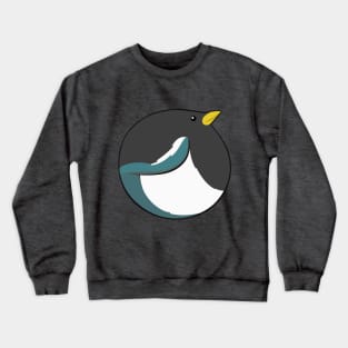 Bird Balls: Yellow Beaked Magpie Crewneck Sweatshirt